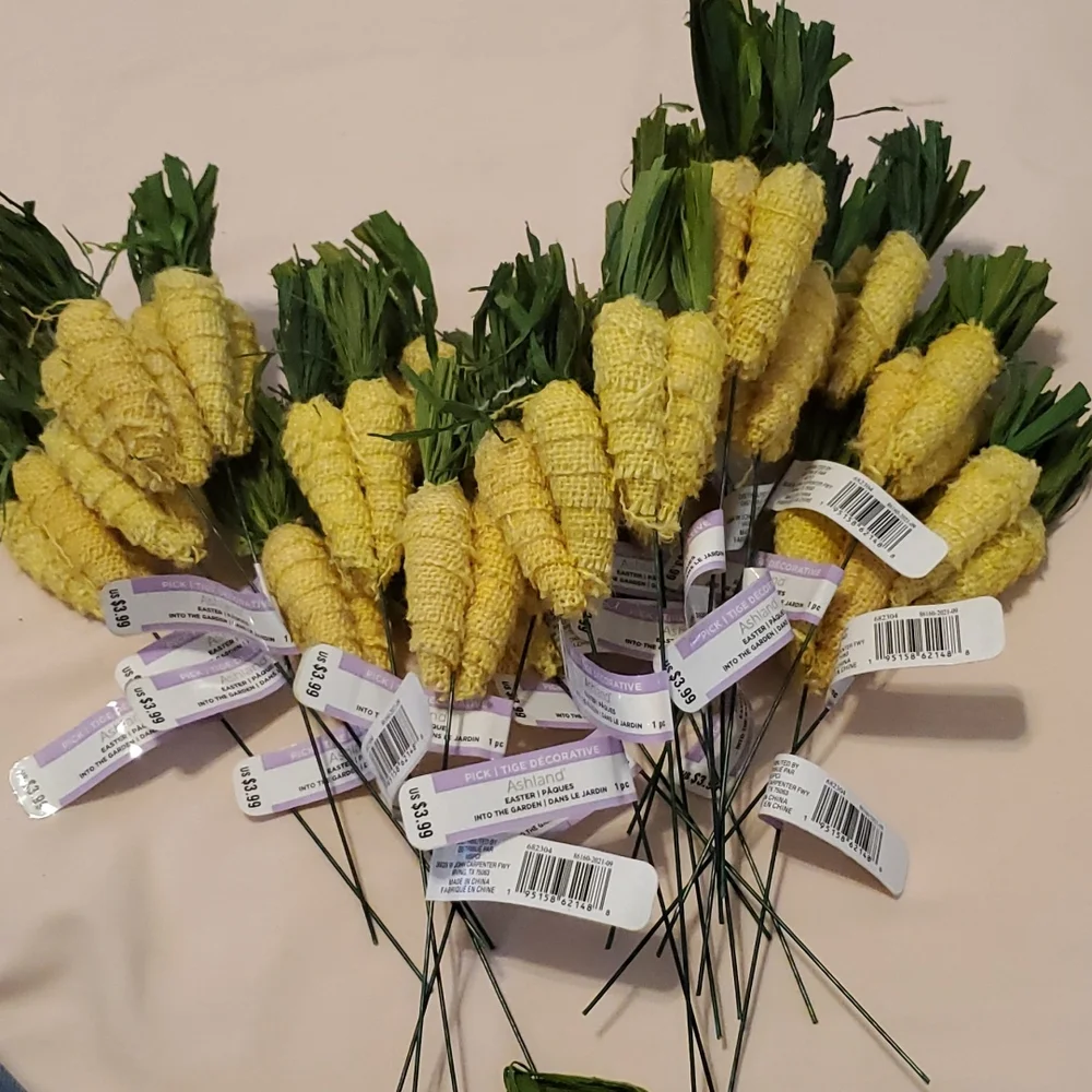 23 Yellow Carrot Picks